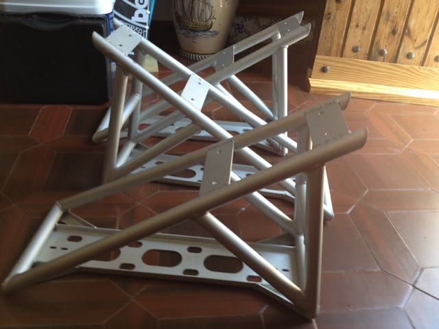 Estructura de una silla acuática adaptada